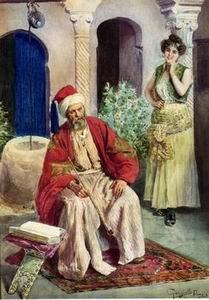 unknow artist Arab or Arabic people and life. Orientalism oil paintings 125 Sweden oil painting art